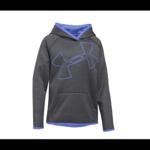 Under Armour Girls Fleece Logo Hoodie